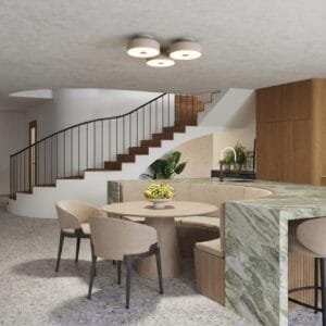 OMIQ Taupe Ceiling Light Coloured Ceiling Lights Great Lighting UK Ltd