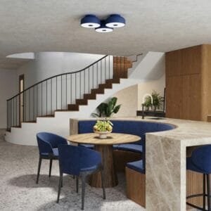 OMIQ Ultramarine Ceiling Light Uncategorized Great Lighting UK Ltd