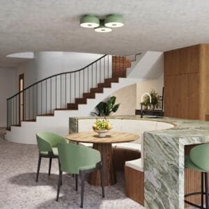 OMIQ Sage Ceiling Light Uncategorized Great Lighting UK Ltd