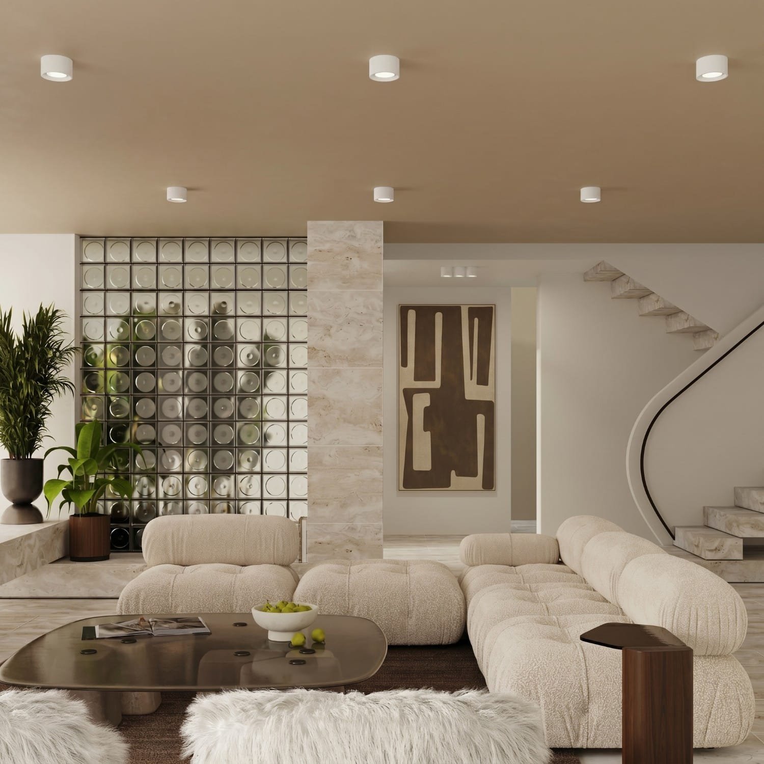MODO 2 White Ceiling Light Uncategorized Great Lighting UK Ltd