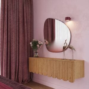 MODO 1 Burgundy Wall Light Uncategorized Great Lighting UK Ltd