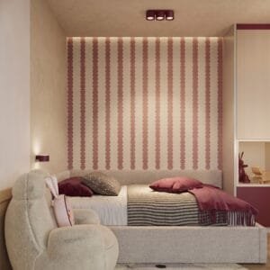 MODO 3 Burgundy Ceiling Light Uncategorized Great Lighting UK Ltd