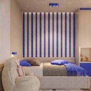 MODO 3 Ultramarine Ceiling Light Uncategorized Great Lighting UK Ltd