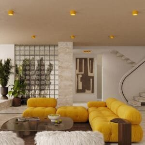 MODO 1 Yellow Ceiling Light Uncategorized Great Lighting UK Ltd
