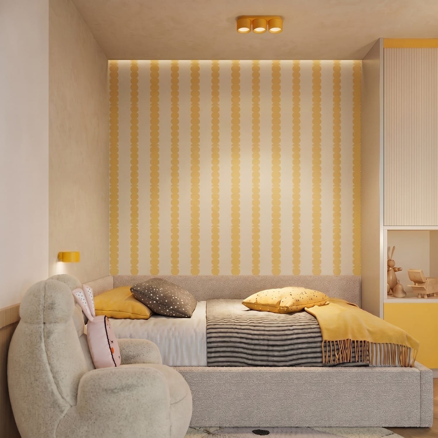 MODO 2 Yellow Ceiling Light Uncategorized Great Lighting UK Ltd