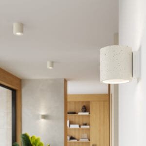 Orbis Concrete Ceiling Light - Sand Uncategorized Great Lighting UK Ltd