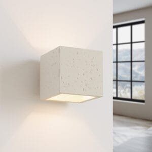 Quad Concrete Wall Light - Sand Concrete Lighting Great Lighting UK Ltd