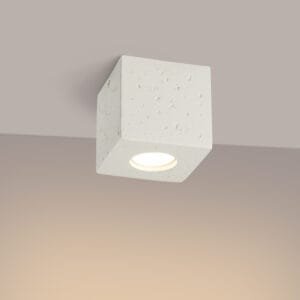 Quad Concrete Ceiling Light - Sand Box Wall Lights Great Lighting UK Ltd