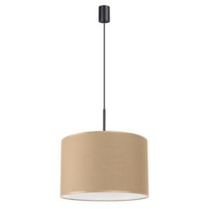 Nevia Cylinder Pendant Light - Natural Bedroom Pendant Lights Great Lighting UK Ltd