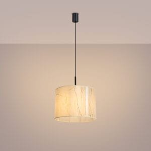 Nevia Cylinder Pendant Light - marble New Arrivals Great Lighting UK Ltd