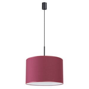 Nevia Cylinder Pendant Light - burgundy Hallway Pendant Lights Great Lighting UK Ltd