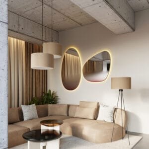 Nevia Tripod Floor Light - Natural Floor Lamps Great Lighting UK Ltd