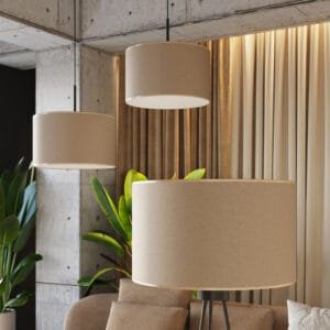 Nevia Tripod Floor Light - Natural Floor Lamps Great Lighting UK Ltd