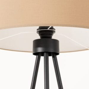 Nevia Tripod Floor Light - Natural Floor Lamps Great Lighting UK Ltd
