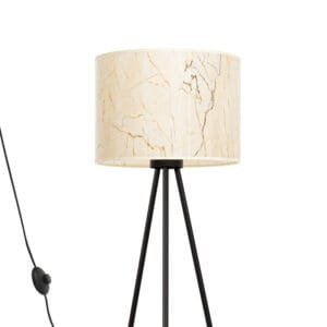Nevia Tripod Floor Light - Marble  Great Lighting UK Ltd