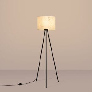 Nevia Tripod Floor Light - Marble Floor Lamps Great Lighting UK Ltd