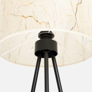 Nevia Tripod Floor Light - Marble Floor Lamps Great Lighting UK Ltd