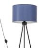 Nevia Tripod Floor Light - Navy  Great Lighting UK Ltd