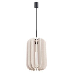 Mula Felt Pendant Light 27cm - Natural Minimalist Ceiling Lights Great Lighting UK Ltd