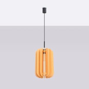 Mula Felt Pendant Light 27cm - yellow  Great Lighting UK Ltd