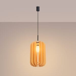 Mula Felt Pendant Light 27cm - yellow  Great Lighting UK Ltd