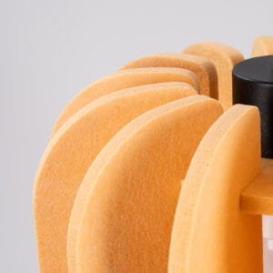 Mula Felt Pendant Light 27cm - yellow  Great Lighting UK Ltd