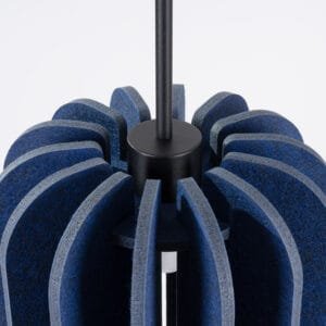 Mula Felt Pendant Light 27cm - navy  Great Lighting UK Ltd