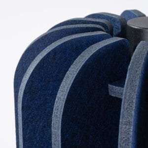 Mula Felt Pendant Light 27cm - navy  Great Lighting UK Ltd