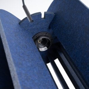 Mula Felt Pendant Light 27cm - navy  Great Lighting UK Ltd