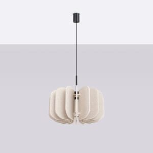 Mula Felt Pendant Light 45cm - Natural Dining Table Pendant Lights Great Lighting UK Ltd