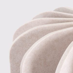 Mula Felt Pendant Light 45cm - Natural Dining Table Pendant Lights Great Lighting UK Ltd