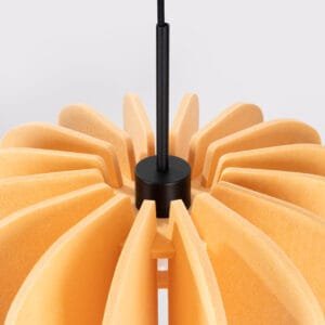 Mula Felt Pendant Light 45cm - yellow  Great Lighting UK Ltd