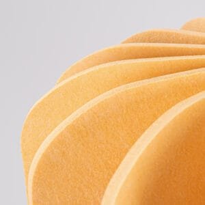 Mula Felt Pendant Light 45cm - yellow  Great Lighting UK Ltd