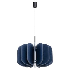 Mula Felt Pendant Light 45cm - navy Bedroom Pendant Lights Great Lighting UK Ltd