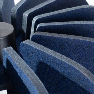 Mula Felt Pendant Light 45cm - navy Bedroom Pendant Lights Great Lighting UK Ltd