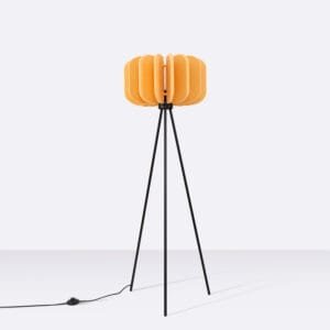 Mula Felt Tripod Floor Light - Yellow Uncategorized Great Lighting UK Ltd