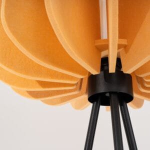 Mula Felt Tripod Floor Light - Yellow Uncategorized Great Lighting UK Ltd