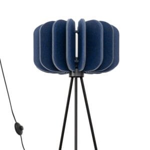 Mula Felt Tripod Floor Light - Navy Uncategorized Great Lighting UK Ltd