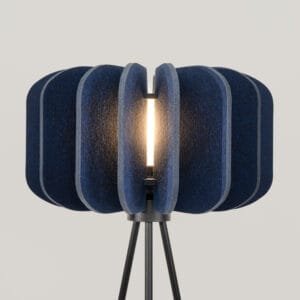 Mula Felt Tripod Floor Light - Navy Uncategorized Great Lighting UK Ltd