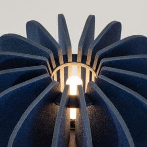 Mula Felt Tripod Floor Light - Navy Uncategorized Great Lighting UK Ltd