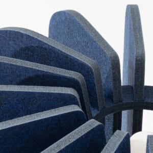 Mula Felt Tripod Floor Light - Navy Uncategorized Great Lighting UK Ltd