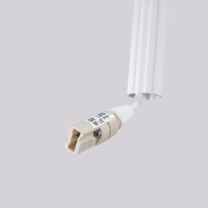 Arche Twin Pendant Light - White Cylinder & Pendant Clusters Great Lighting UK Ltd