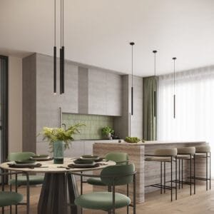 Arche Twin Pendant Light - Black Uncategorized Great Lighting UK Ltd