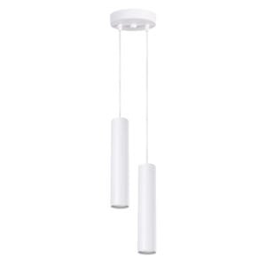 Lagos Twin Cylinder Pendant Cluster - White Uncategorized Great Lighting UK Ltd