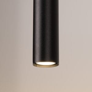 Lagos Twin Cylinder Pendant Cluster - Black Cylinder & Pendant Clusters Great Lighting UK Ltd