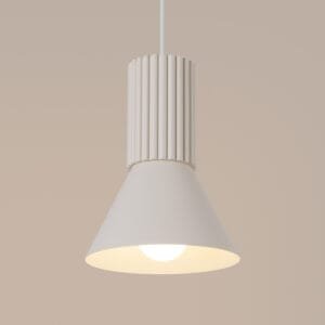 Estria Pendant Light - Natural Coloured Pendant Lights Great Lighting UK Ltd