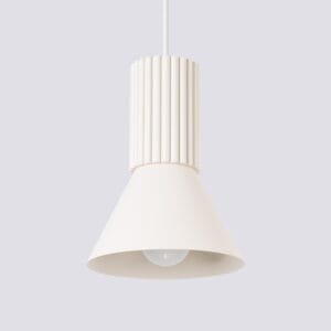 Estria Pendant Light - Natural Coloured Pendant Lights Great Lighting UK Ltd