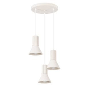 Estria 3-Light Pendant Cluster - Natural Cylinder & Pendant Clusters Great Lighting UK Ltd