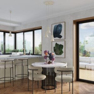 Estria 3-Light Pendant Cluster - Natural Cylinder & Pendant Clusters Great Lighting UK Ltd
