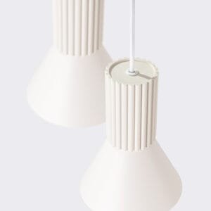 Estria 3-Light Pendant Cluster - Natural Cylinder & Pendant Clusters Great Lighting UK Ltd